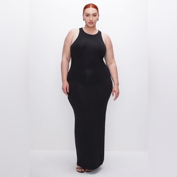 NWOT Good American Super Stretch Tank Maxi Dress Size 5(2XL) - Picture 1 of 11